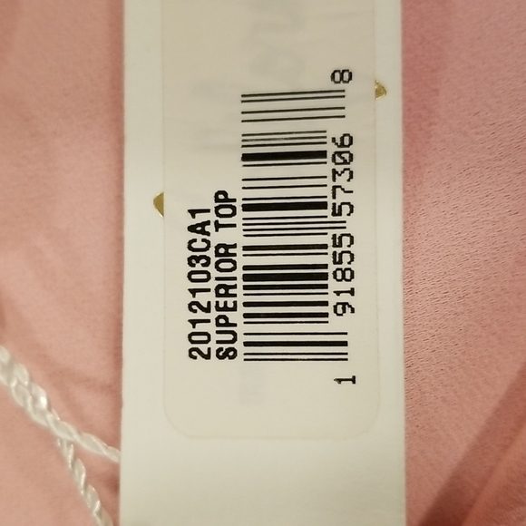 💕TRINA TURK💕 Superior Top ~ Asymmetrical One Shoulder Crepe Pink Small S NWT - Picture 8 of 10